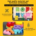 thumbnail image 3 of Children Wooden Alphabet Number Puzzles Kids ABC Letter Number Shape Puzzles Educational Learning Toys Gifts, 3 of 7