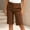 Style2-Brown girls shorts, variant on Girls Bermuda Shorts Stretch Twill Hiking Shorts with Side Pockets Summer Mid Length Casual Short Pants for Girls 5-14 Years
