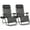 Black/2-Pack/65.90 x 25.50 x 43.30 inch, variant on Alvantor 2-Pack Zero Gravity Lounge Chairs,Folding Recliners with Pillow & Cup Holder for Outdoor Patio, Pool, Beach