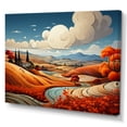 thumbnail image 2 of Designart "Vibrant Mediterranean Scenery II" Cubism Canvas Prints, 2 of 7