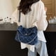 thumbnail image 4 of Bolso Mano Hobo Elegante para Mujer Tela Vaquera Gran Capacidad Viajes Al Aire Libre, 4 of 6