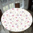 thumbnail image 4 of yuksok Round Tablecloth Waterproof Polyester Tablecloth Indoor Furnishing E - 150cm (60 Inch), 4 of 6