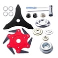 thumbnail image 3 of Kit de 18 piezas para recortadora de discos de jardinería, cabezal de desbrozadora universal, adaptadores de cuchilla de acero resistentes, material m, 3 of 9
