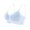 Blue, variant on Turilly Bras Womens Solid Color Push Up Thin Strap Bra Wireless Breathable Everyday Underwear Everyday Bras