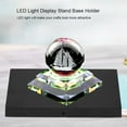 thumbnail image 3 of LED Light Stand Base, Square Shape Lamp Display Stand LED  Display,  Glass Art Base Holder Compact Size Office For Bedroom Home School, 3 of 8