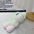 thumbnail image 3 of Butterfly Phone Case Compatible with iPhone 14 Pro Max, Luxury Glitter Cute 3D Hollow Clear Silver Electroplate Butterfly Phone Cover with Hold Stand, 3 of 6