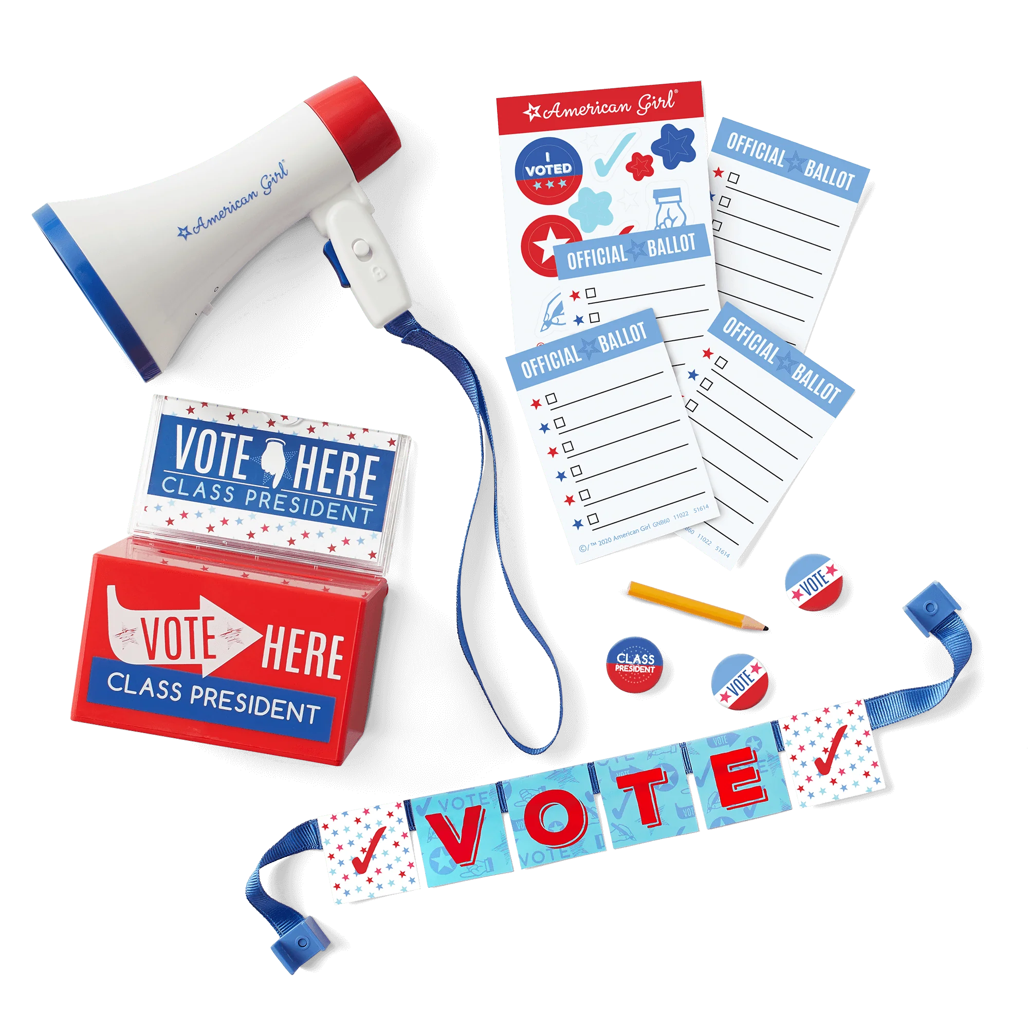 American Girl Student Council Election Set for 18 inch doll