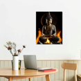 thumbnail image 2 of Buddha Statue Art - Zen Meditation Home Decor,12 x inch, 2 of 5