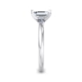 thumbnail image 2 of BEST Jewel 1.7 Ct Emerald Cut Diamond Engagement Ring for Women - 14K White Gold Plated Ring - Stylish Proposal Ring - Bridal Ring for Her - Elegant Solitaire Wedding Ring for Women, 2 of 4