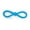 Blue, variant on Figure 8 Rubber Durable Aggresive Chew Toss Dog Toy Massaging and Gum Cleaning (Green)