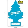 thumbnail image 5 of Little Trees Car Air Freshener – Caribbean Colada, Xtra Strength Long Lasting Hanging Tree for Auto & Home (24 Air Fresheners), 5 of 5