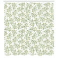 thumbnail image 3 of Apothecary Shower Curtain, Retro Daisy Branches Romantic Spring Blossom Beauty Essence Flora, Fabric Bathroom Set with Hooks, 69W X 70L Inches, Reseda Green White Yellow, by Ambesonne, 3 of 3
