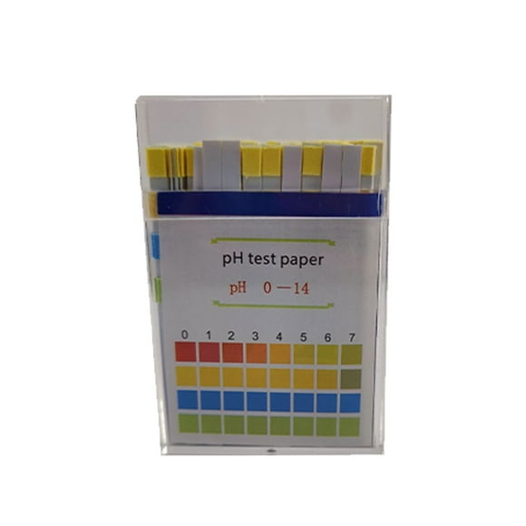 Soidarity Paquete de 100 herramientas de prueba de ácido cosmético indicador de PH con tarjeta tira de prueba de respuesta rápida probador de acidez Deportes acuáticos Soidarity OD024566-00