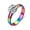 Multicolor, variant on Round Cubic Zirconia Solitaire Engagement Ring,Wedding Ring for Women Sz 10