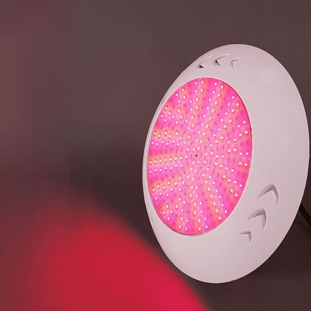 Lámpara de pared para piscina con pegamento completo, LED, impermeable, de bajo voltaje, montada en la pared, con flecha colorida, control remoto inalámbrico de 18 teclas, lámpara