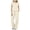 Beige, variant on Otqutp Girls Summer 2 Piece Outfits Cap Sleeve Shirts Wide Leg Pants Sets Kids Ribbed Knit Matching Set Travel Vacation Clothes 2026