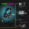 thumbnail image 5 of Gaming Headset 7.1 Stereo Surround Bass Headphones RGB Active Noise, 5 of 5