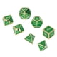 thumbnail image 2 of Juego de dados poliédricos, juego de mesa de metal de 7 piezas, dados de metal, dados poliédricos rodantes, rendimiento de alta gama, 2 of 8