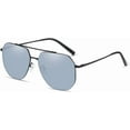 thumbnail image 1 of Polarized Men's Metal Sunglasses Vacation Beach Decorative Glasses (Color : D, Size : Medium), 1 of 4