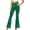 Mint Green, variant on Womans Pants Fashion St. Patrick's Day Printed High Waist Flare Pants Wide Leg Stretchable Trousers Sweatpants for Women Army Green S