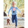 thumbnail image 2 of Cute Pig Says Hello Long Sleeve Toddler -Image by Shutterstock,  2 Toddler, 2 of 4