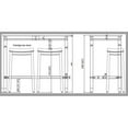 thumbnail image 5 of Riverbay Furniture 42" Wood Bar Height Pub Table in Rustic Brown, 5 of 5