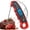 Red-807, variant on Meat Thermometer Digital - Instant Read Waterproof Food Thermometer with Backlight & Calibration for Cooking(Red)