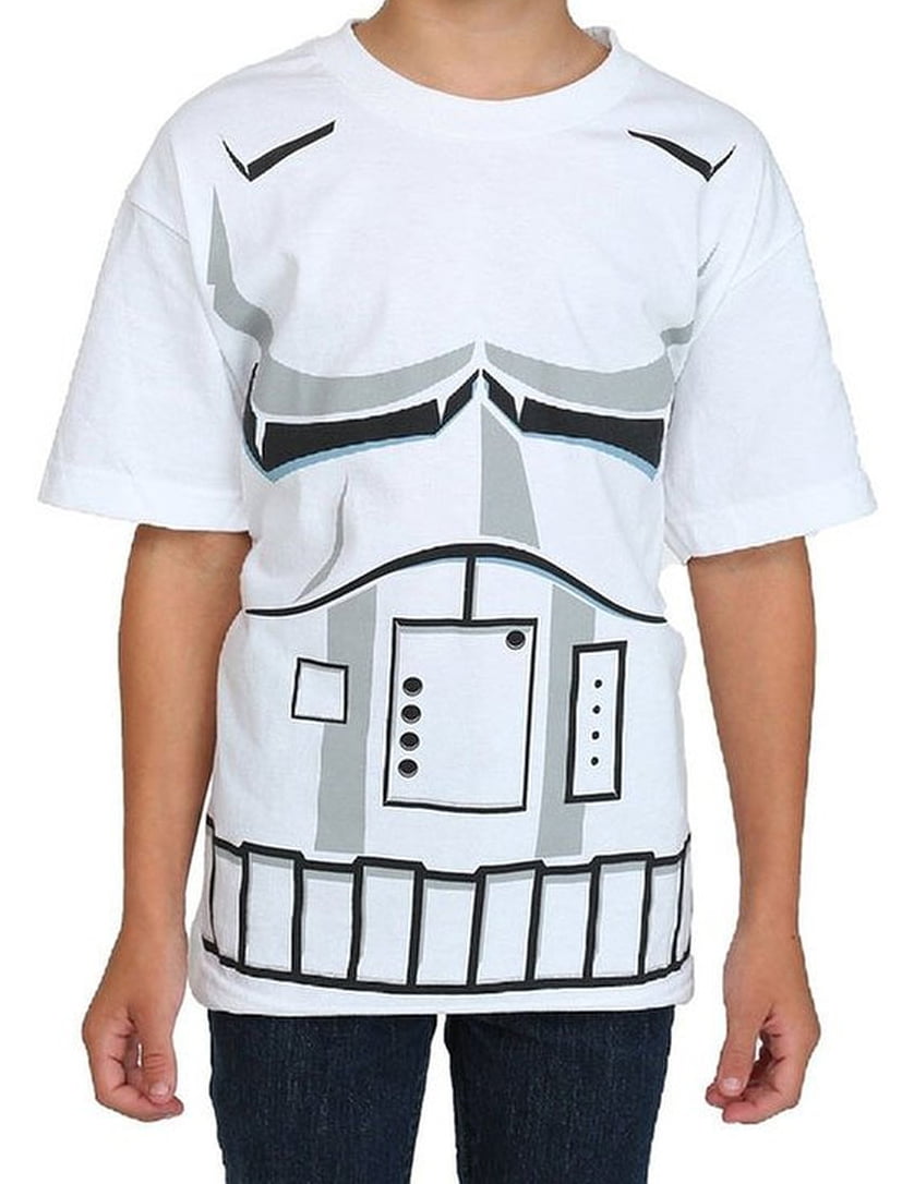 Kids Star Wars ep 7 VII Storm Trooper Daddy's Grandad's Little Trooper t shirt 