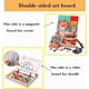 thumbnail image 3 of Wooden Magnetic Jigsaw Puzzles Toy, Toddler Craft Toys Educational Travel Puzzle Games Double Sided Drawing Easel for Boys and Girls, 3 of 4