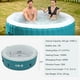 Inflatable Hot Tub 7ft Indoor Outdoor Spa with 130 Jets Heater Cover Pump Green - image 4 of 9