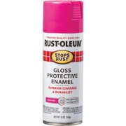 Rust-Oleum Stops Rust Poppy Pink Gloss Protective Enamel 12 oz Spray Paint