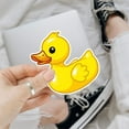 thumbnail image 2 of (3Pcs) Yellow Duck Sticker Funny Meme Cute Duck Decal, Duck Vinyl Sticker, Rubber Duck Sticker, Find The Duck Vinyl Sticker - Stickers for Laptop Water Bottle Phone Car Window Helmet 3 Inches (D1), 2 of 5