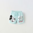thumbnail image 1 of Pantalones cortos de moda para niños de 1 a 7 años, ropa deportiva informal, pantalones finos bonitos, pantalones cortos con estampado de Mickey Mouse, Verano, 1 of 5