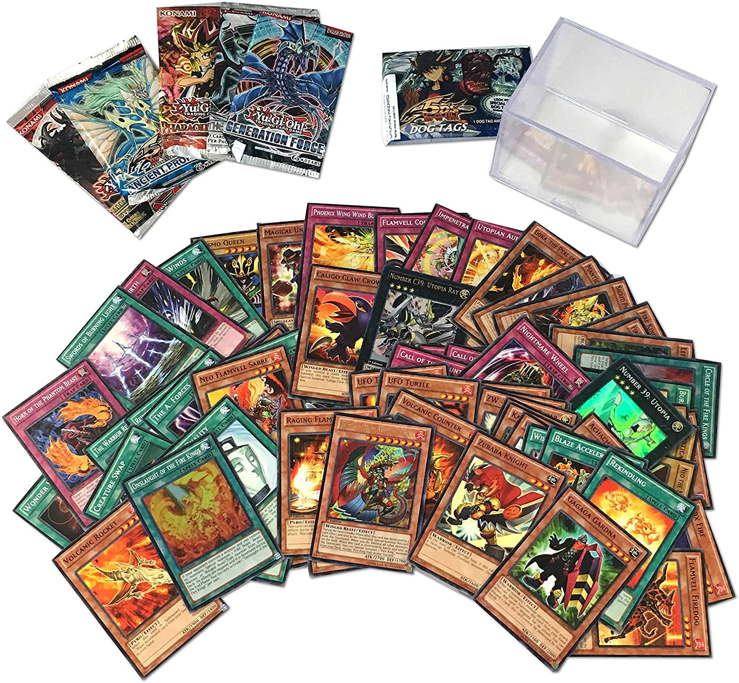 YuGiOh! Cards Value Cube Loose Cards Factor Sealed Pack Combo