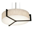 thumbnail image 2 of AFX  Apex 15'' Pendant - Espresso Finish Linen White, 2 of 3