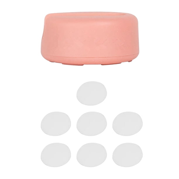 Soidarity Almohadilla de algodón reutilizable para maquillaje, tejido de papel de algodón para eliminación de cosméticos con caja de almacenamiento de Cuerpo del baño rosado Soidarity CE000119-03