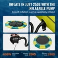 thumbnail image 4 of VEVOR 12ft Inflatable Water Trampoline Swim Platform Bounce for Pool Lake Toy, 4 of 9