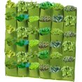 thumbnail image 5 of Macetero vertical colgante de pared para exteriores con 36 bolsillos de fieltro para guardar plantas, flores y hierbas vivas o artificiales, excelente decoración, 5 of 5