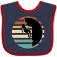 thumbnail image 3 of Inktastic Rock Climbing Mountain Climber Silhouette Boys or Girls Baby Bib, 3 of 4