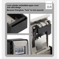 thumbnail image 2 of Caja Llaves con Combinación 4 Dígitos, Organizador Llaves con Contraseña para Montar en la Pared, Aleación Aluminio, para Guardar Llaves, con Cerradura Seguridad para Exteriores, 2 of 5