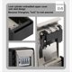 thumbnail image 2 of Caja Llaves con Combinación 4 Dígitos, Organizador Llaves con Contraseña para Montar en la Pared, Aleación Aluminio, para Guardar Llaves, con Cerradura Seguridad para Exteriores, 2 of 6