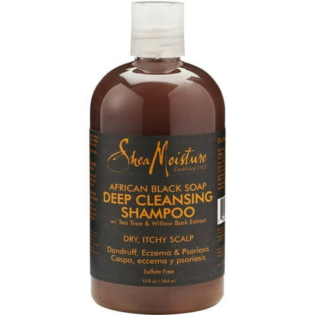 African Black Soap Deep Cleansing Shampoo, 13 Oz (Best Clarifying Shampoo For Natural Black Hair)