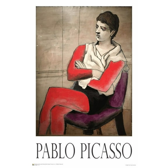 Pablo Picasso - Saltimbanque Seated With Arms Crossed Poster 11" x 17"