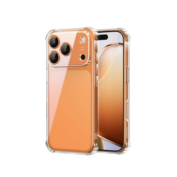 UGREEN Funda para iPhone 17 Pro, Airbags de Alta Elasticidad, Case Anti-Amarillo con Protección de l