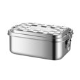 thumbnail image 3 of Miangastore Stainless Steel Lunch Box Portable Food Container Sealed Cover Silver 1Pack, 3 of 9