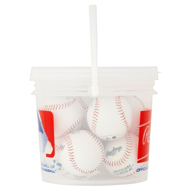 Scheels Rawlings 6 Gallon Bucket of 24 12U Baseballs