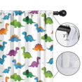 thumbnail image 4 of Blackout Kids Curtains,White Dinosaurs Pattern Childrens Insulated Curtains Set Of 2,Bedroom Essentials,Toddler Room Decor 42"x54", 4 of 5