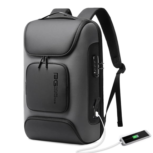 BANGE Business Laptop Backpack Fit for 15.6 INCH,Travel Backpack with USB Charging Port,Men Travel Backpack with Water Bottle Holder for Men and Womenâ¦