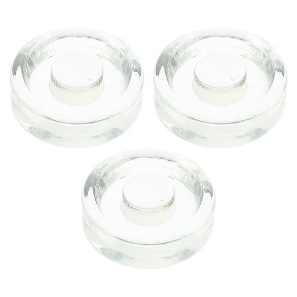 Dsseng 3 Pcs Pot Mason en Pierre Couvercles de Fermentation Transparents Couvercles de Fermentation en Verre Couvercles de Fermenteur