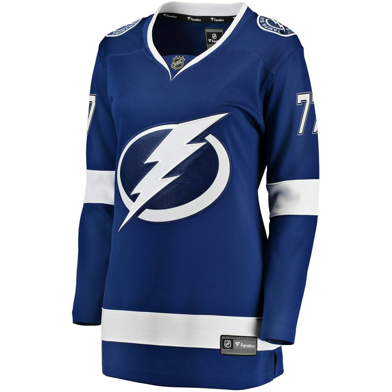 Women s Fanatics Branded Victor Hedman Blue Tampa Bay Lightning